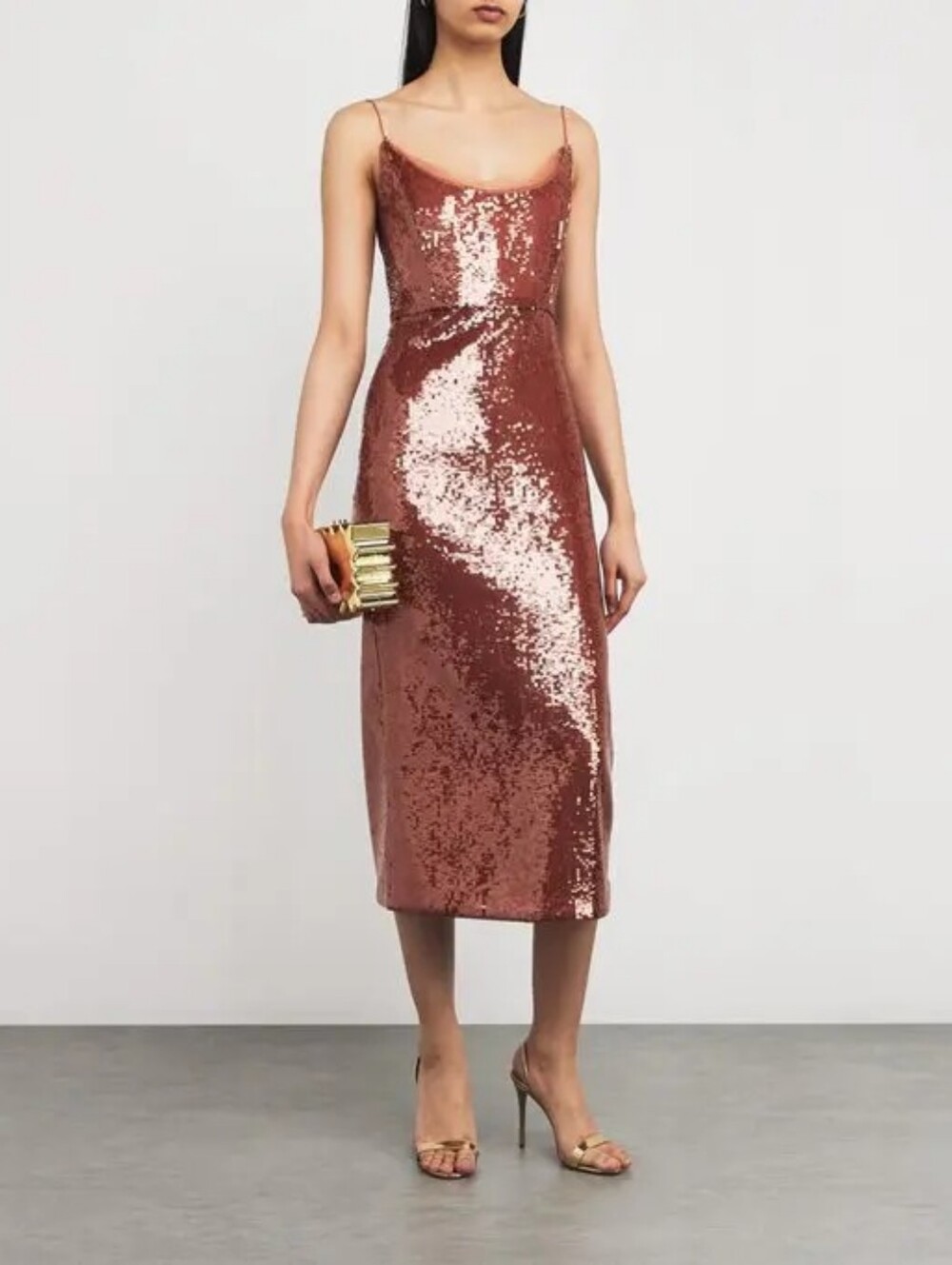 Roland Mouret sequinned midi dress